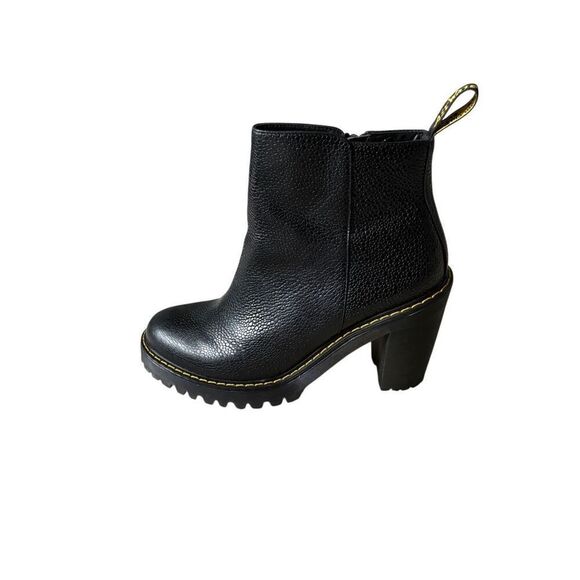 Dr. Martens Magdalena Aunt Sally Leather Chunky Boots size EU 43 US 11 Black - Picture 12 of 13